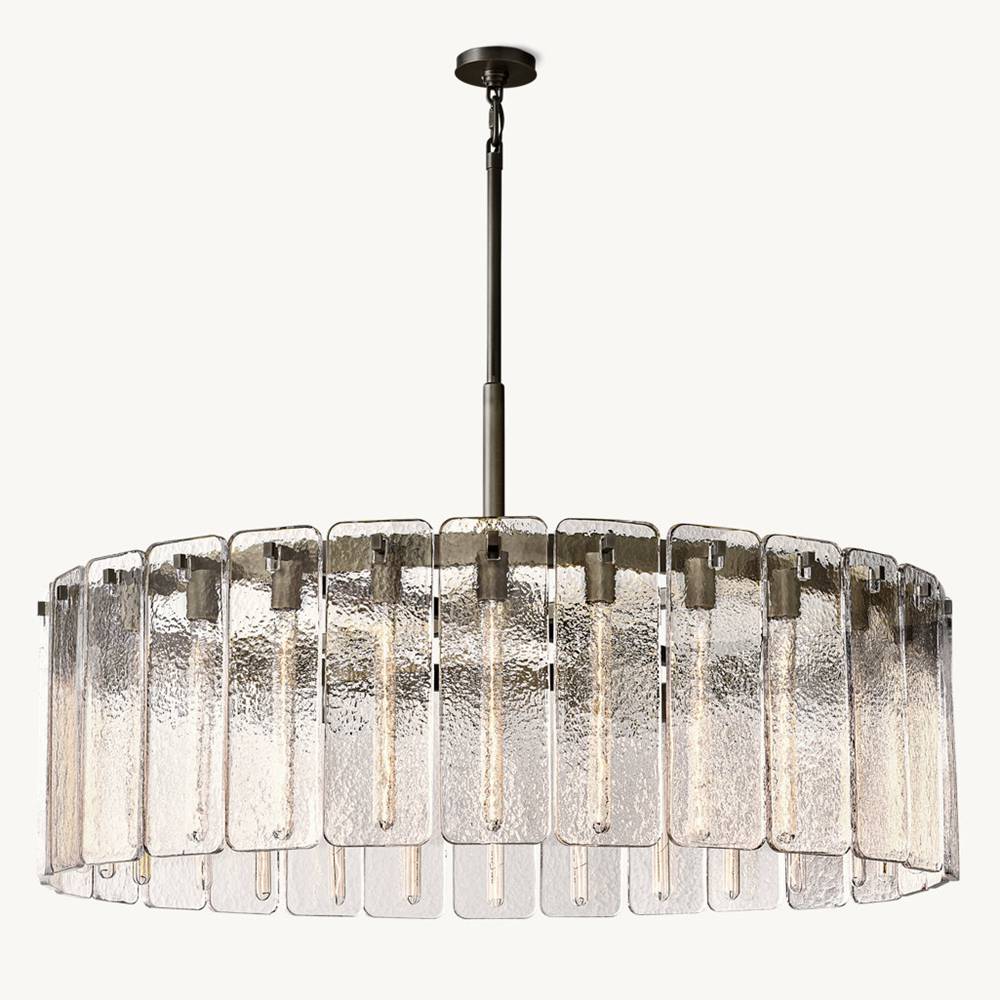 Calvette Glass Round Chandelier 48"