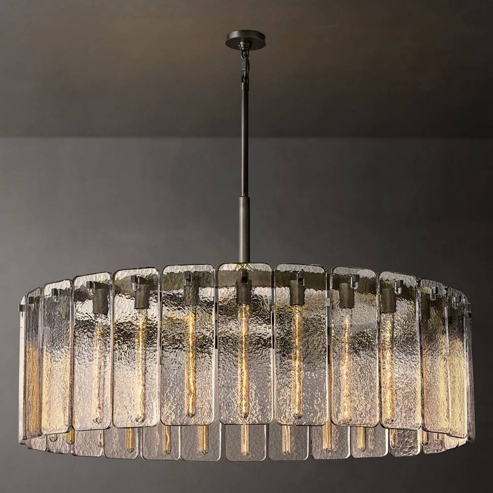 Calvette Glass Round Chandelier 48"