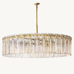 Calvette Glass Round Chandelier 60"