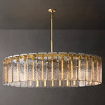 Calvette Glass Round Chandelier 60"
