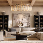 Calvette Glass Round Chandelier 36"