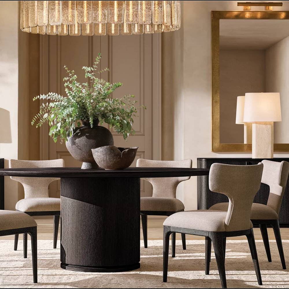 Calvette Glass Round Chandelier 48"