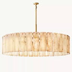 Calvette Onyx Round Chandelier 60"