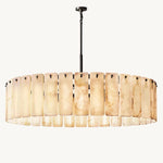 Calvette Onyx Round Chandelier 60"