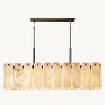 Calvette Onyx Rectangular Chandelier 60"