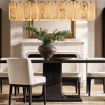 Calvette Onyx Rectangular Chandelier 74"