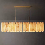 Calvette Onyx Rectangular Chandelier 74"