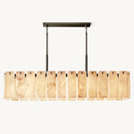 Calvette Onyx Rectangular Chandelier 74"