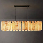Calvette Onyx Rectangular Chandelier 74"