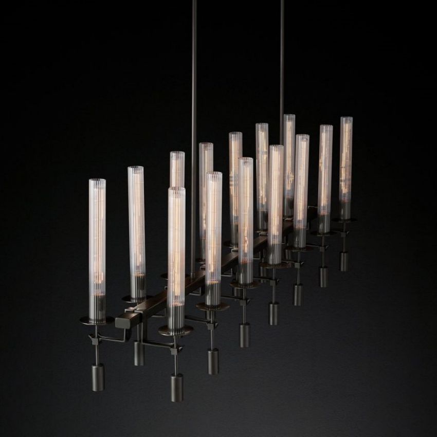 Fonsaire Linear Chandelier 66"
