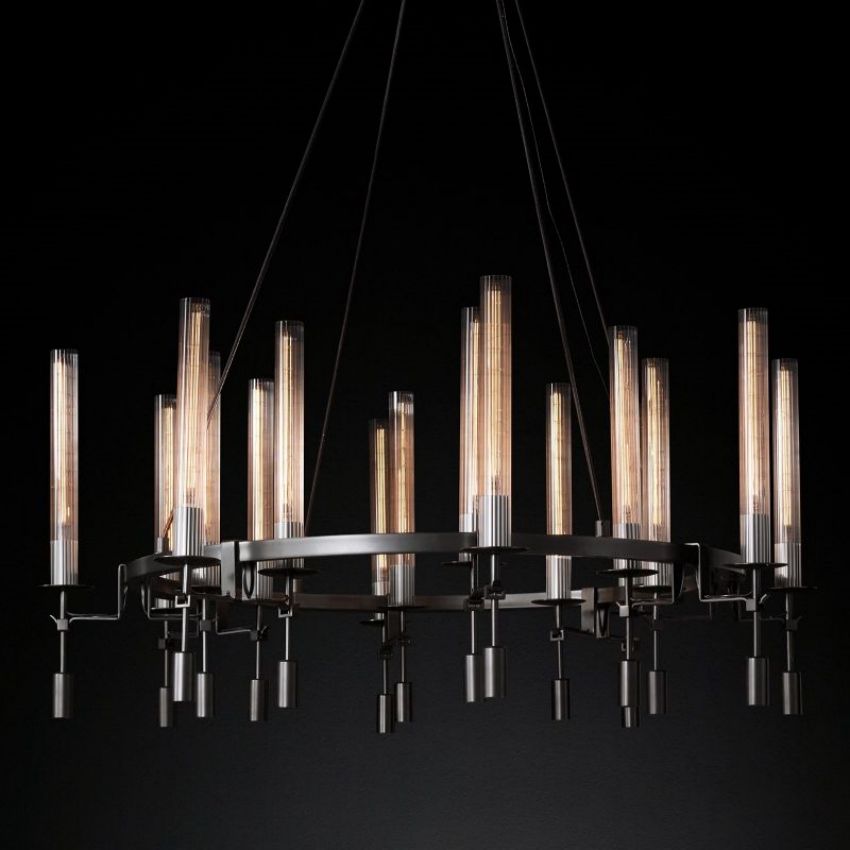 Fonsaire Round Chandelier 46"