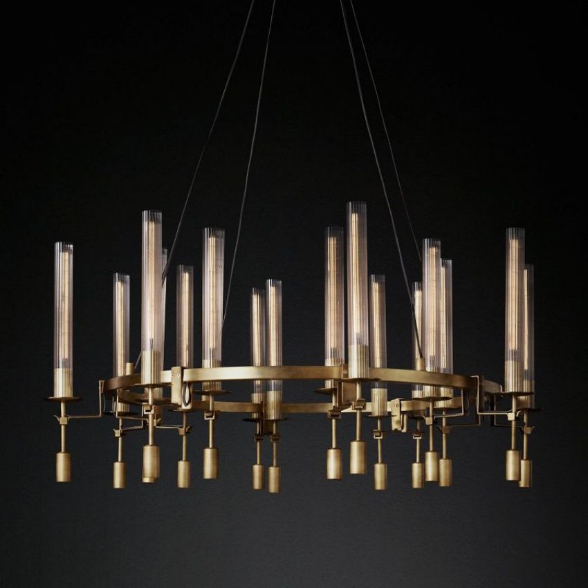 Fonsaire Round Chandelier 46"