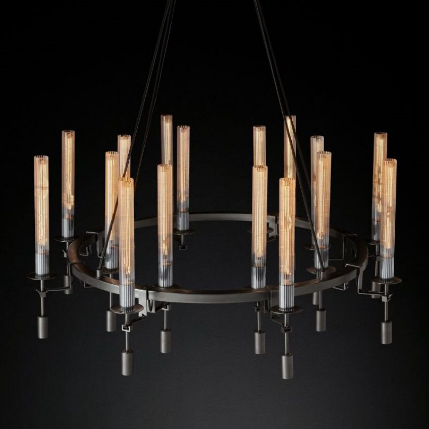 Fonsaire Round Chandelier 46"