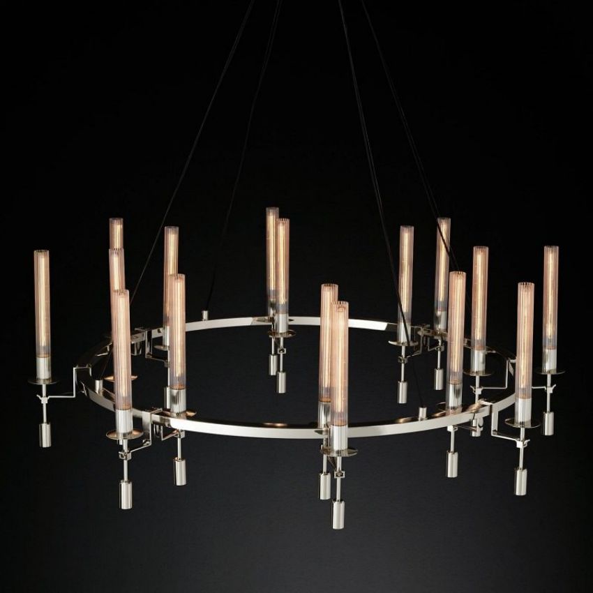 Fonsaire Round Chandelier 58"
