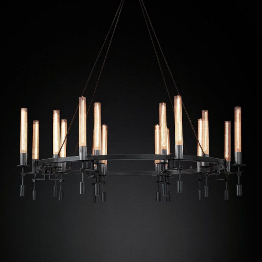 Fonsaire Round Chandelier 58"