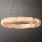 Rivent Alabaster Round Chandelier 31"