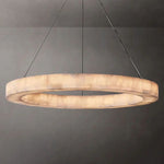 Rivent Alabaster Round Chandelier 40"