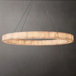 Rivent Alabaster Round Chandelier 60"