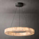 Rivent Alabaster Round Chandelier 31"