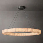 Rivent Alabaster Round Chandelier 60"
