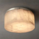 Rivent Alabaster Round Flush Mount