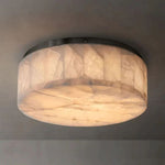 Rivent Alabaster Round Flush Mount