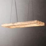 Rivent Alabaster Rectangular Chandelier 54"