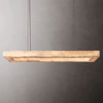 Rivent Alabaster Rectangular Chandelier 54"