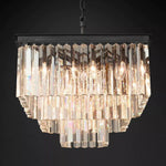 Odeval Tiered Square Chandelier 22"