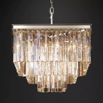 Odeval Tiered Square Chandelier 22"