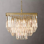 Odeval Tiered Square Chandelier 22"