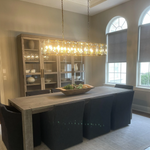 Harluxe Crystal Rectangle Chandelier 62"