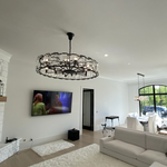 Harluxe Crystal Round Chandelier 60"
