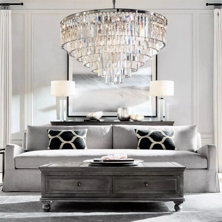 Odeval Round Chandelier 44"