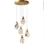 Angle Multi-Lights Round Chandelier