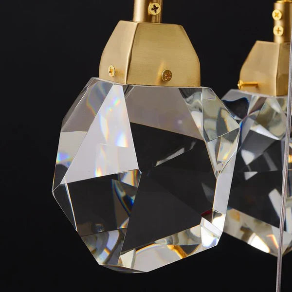 Angle Multi-Lights Round Chandelier