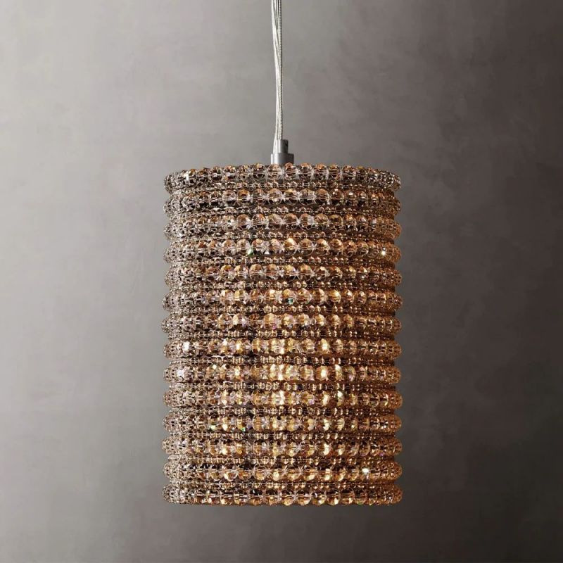 Halo Crystal Pendant Light