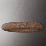 Halo Crystal Round Chandelier 59"