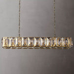 Harluxe Crystal Rectangle Chandelier 74"