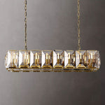Harluxe Crystal Rectangle Chandelier 54"