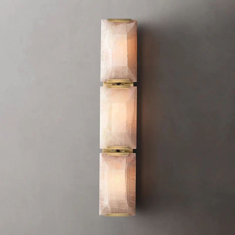 Harluxe Calcite Triple Wall Sconce