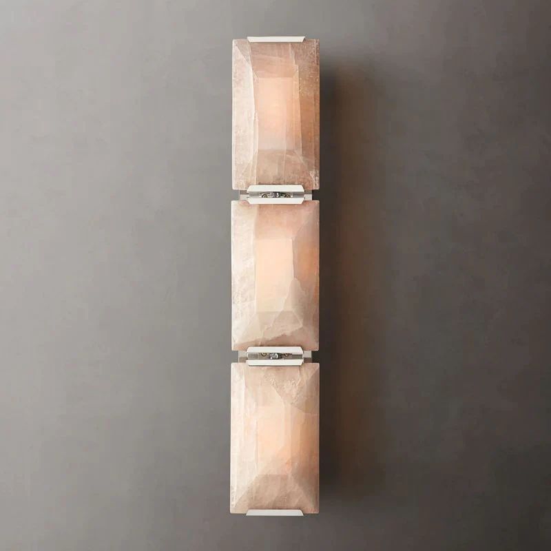 Harluxe Calcite Triple Wall Sconce