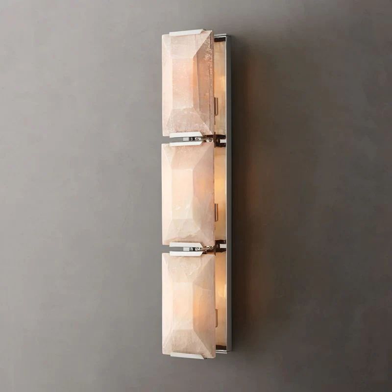 Harluxe Calcite Triple Wall Sconce