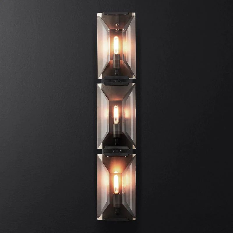 Harluxe Crystal Triple Wall Sconce