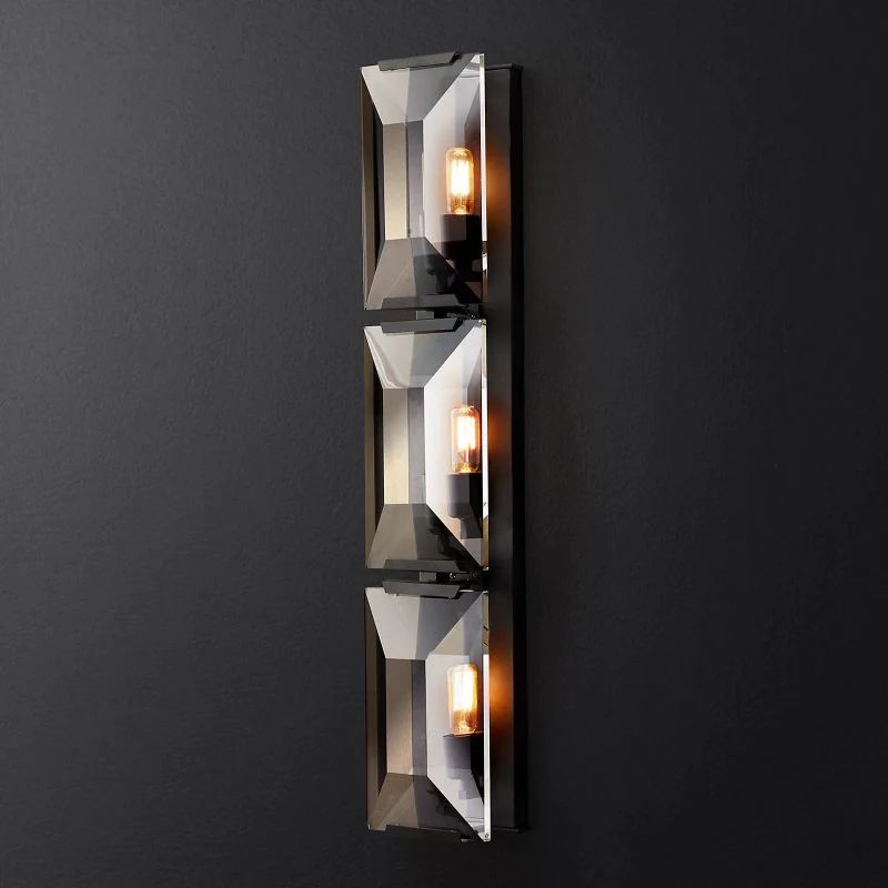 Harluxe Crystal Triple Wall Sconce