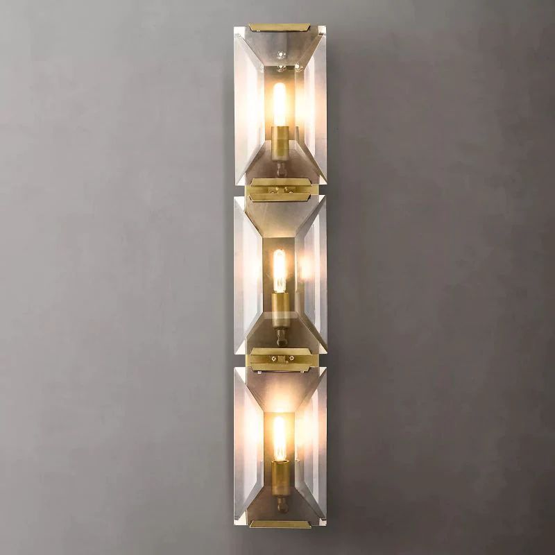 Harluxe Crystal Triple Wall Sconce
