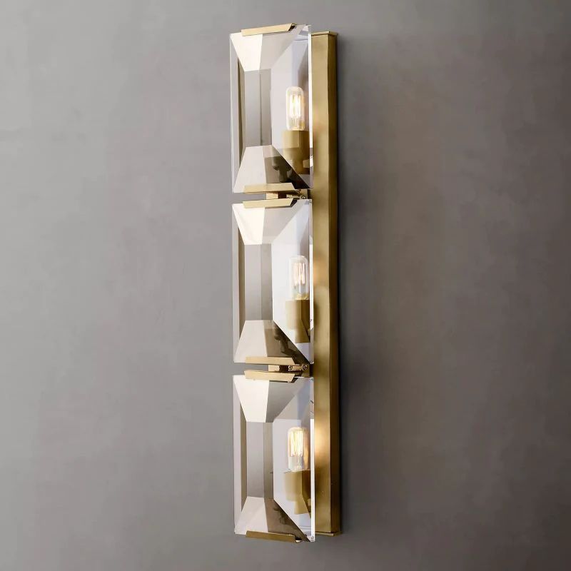 Harluxe Crystal Triple Wall Sconce