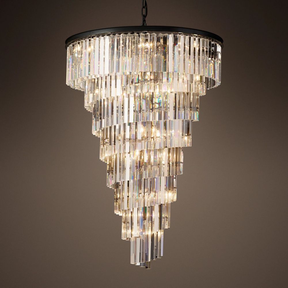 Odeval Triangular Helix Chandelier
