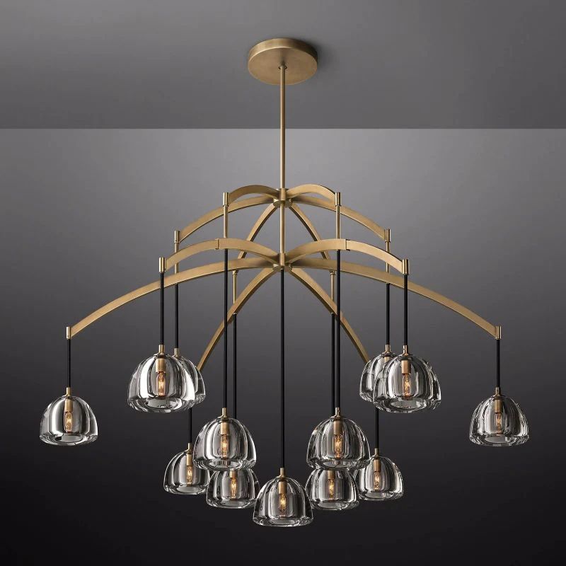 Hemival Round Chandelier 60"