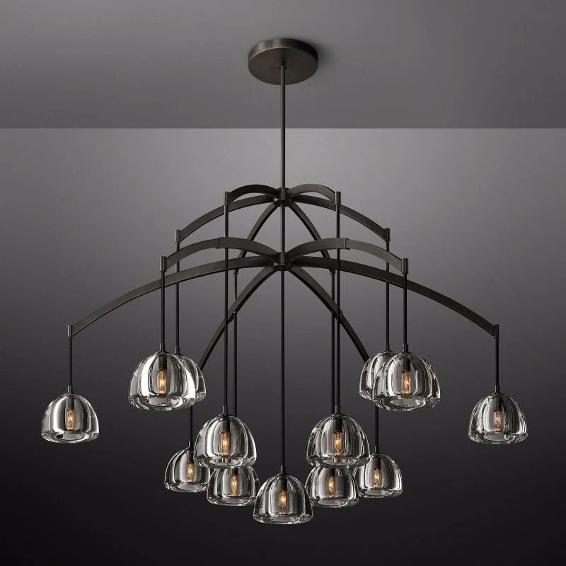 Hemival Round Chandelier 60"